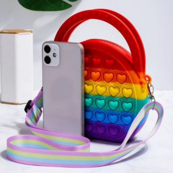 Colorblock Bubble Circle Bag - Picture 4 of 4